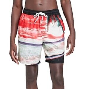 Original Use Black hot tub swim shorts colorful new size XXL